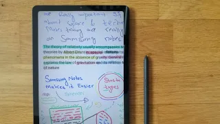 Samsung S6 Lite Note Taking S pen And Samsung Notes