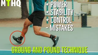 How To Hit Better Groundstrokes In Tennis: Improve Your Base - Heel To Toe Step