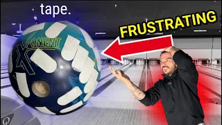 I covered a BOWLING BALL with TAPE?! (for science)