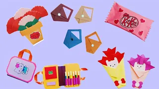 5 Easy Paper Craft IDEAS / How to do Beautiful Craft With Paper / 5 Creative Paper Craft IDEAS