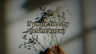 If you're too shy (let me know) - The 1975 |lyrics |legendado eng pt