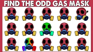 HOW GOOD ARE YOUR EYES #428 | Find The Odd Gas Mask | Poppy Playtime Chapter 3 Quiz