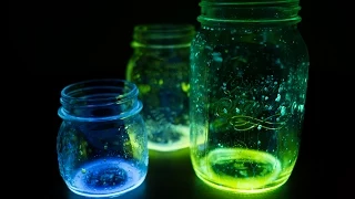 Glow Stick Fairy Jars