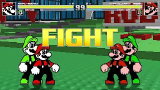 Batalha de MUGEN #558: NGPC Mario Bros vs Super SMB3 Mario Bros