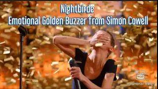 Nightbirde / Jane Marczewski (It's Okay) - Emotional Golden Buzzer from Simon Cowell AGT 2021