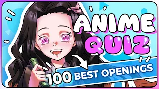 GUESS 100 ANIME OPENINGS🔥 100 BANGER ANIME SONGS 👑