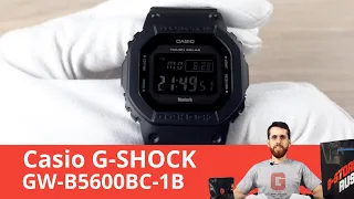 Чёрные G-SHOCK на композитном браслете / Casio GW-B5600BC-1B