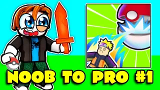 NOOB to PRO F2P In Anime Catching Simulator! (WHERE IS MY AUTO CLICKER!)