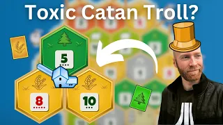 Catan Pro Plays STACKED 2:1 Port Game Against Toxic Troll