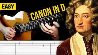 CANON IN D (Johann Pachelbel) Guitar Tabs Tutorial (Songs people don't know the name)