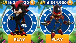 Sonic Dash - Shadow VS Grim Sonic _ Movie Sonic vs All Bosses Zazz Eggman