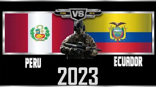 Perú VS Ecuador : PODER MILITAR COMPARACIÓN - Ejército 2023