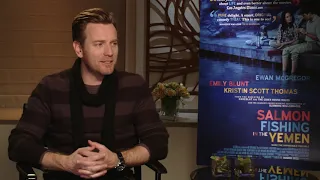 Ewan McGregor Sidewalks Interview on Salmon Fishing on the Yemen, 2012