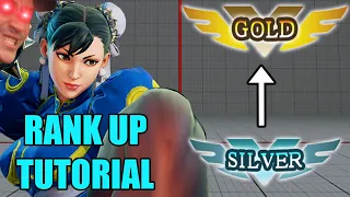 Chun Li Silver To Gold! Rookie To Diamond SFV Chun Li Tutorial Pt. 2