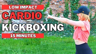 🔥15 Min CARDIO KICKBOXING🔥LOW IMPACT CARDIO for WEIGHT LOSS🔥KNEE FRIENDLY🔥NO JUMPING🔥