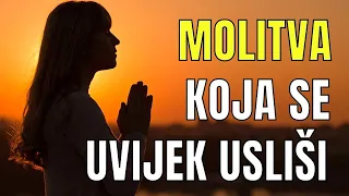 EVO KAKO MOLITI DA SE USLIŠA MOLITVA