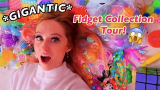 MY *GIGANTIC* FIDGET COLLECTION TOUR!😱✨ *HIGHLY REQUESTED* (satisfying asmr!😍) | Vlogmas Day 13