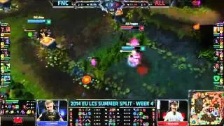 Recap and Highlights of S4 EU LCS Summer split 2014 Week 4 Day 2!