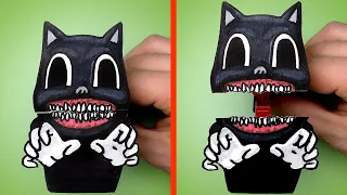 You have been bitten by Cartoon Cat? |  Trevor Henderson's Creation Paper Craft for FANS