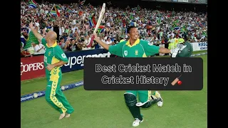 best cricket match ever, aus vs sa, world record cricket match highlights, sa vs aus odi highlights