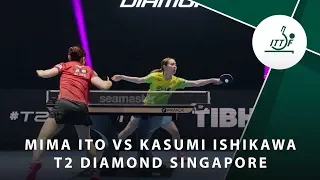 Mima Ito vs Ishikawa Kasumi | T2 Diamond 2019 Singapore (R16)