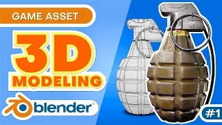 Blender Tutorial  - Modeling | Hand Grenade [Part 01]