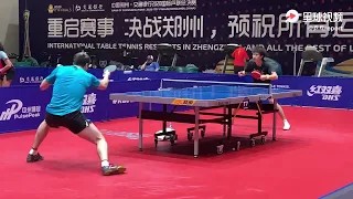 Dimitrij Ovtcharov & Lin Gaoyuan Training | 2020 World Tour Grand Finals