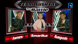 James Vs Smarika Vs Aayush "Sapana ko Mayalu" | The Voice Kids Season 2 - 2023