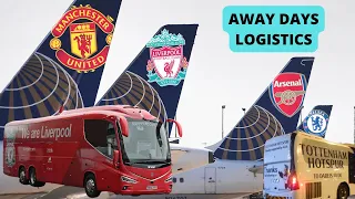 How do Premier League clubs travel for away games?
