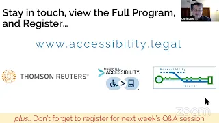 Digital Accessibility Legal Summit Update