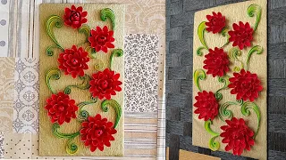 Best Flower Craft Using Pistachio Shells l Pistachio art Wall Decoration l DIY Wall Hanging