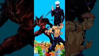 Who is strongest || Garou vs Gojo and Sukuna #shorts #edit #anime