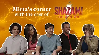 Shazam! Fury of the Gods Cast Talks Superpowers and Musicals?… 🤔 | Mirta Crashes