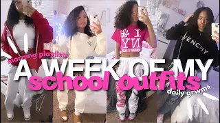 ✮A WEEK OF MY SCHOOL OUTFITS✮ l realistic, daily grwms, playlist, outfits, chitchats