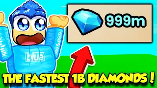 HOW I GOT 1B DIAMONDS IN 20 MINUTES IN PET SIMULATOR 99...