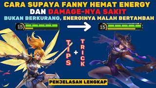 CARA FANNY AGAR HEMAT ENERGY MANA KUNING DAN DAMAGENYA SAKIT DI MOBILE LEGENDS