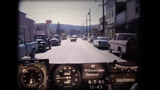 BC Road Trip Time Machine: Highway 97, Williams Lake to Prince George, 1966