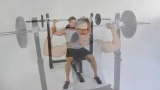 Bodybuilding - Powertec Workbench Olympic Bench Upper Chest and Shoulder Training with Rob Riches