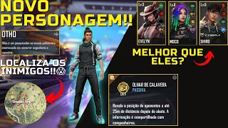 Como funciona na prática o Novo Personagem do Free Fire| Otto|🔥