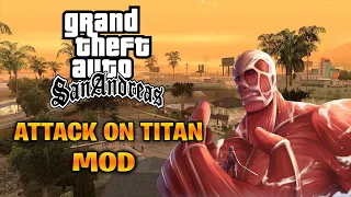 GTA San Andreas | ATTACK ON TITAN MOD