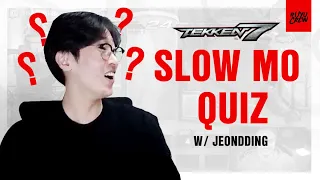 Tekken Slow Mo KO Challenge ft UYU JeonDDing! How many can he guess correctly?!