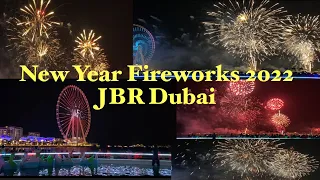 New Year Fireworks 2022 | JBR Dubai 4K | Vlog 64