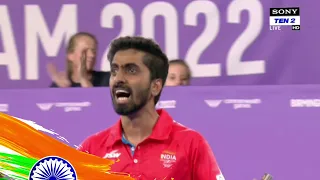 Sathiyan Gnanasekaran Winning moment | Emotional After Winning| Table tennis | Bronze medal