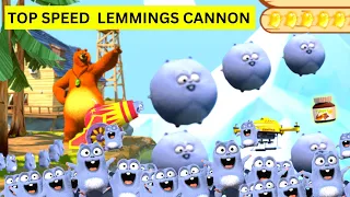 Grizzy & the Lemmings Cannon Shooting Unlimited Speed  - Lemmings Online  Ep-250