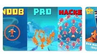 noob vs pro vs HACKER FISH GO IO