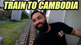 THAILAND'S CHEAPEST TRAIN - Bangkok to Siem Reap, Cambodia 🇰🇭  (ONLY $1.50)