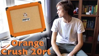 Купил первый комбик! Обзор Orange Crush 20rt (акустика, добро, электро)