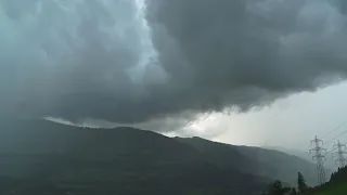 Muitos raios Compilation 18 07 2017 Gutes Blitz  Gewitter über Mittersill Oberpinzgau