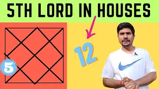 5th Lord in different Houses - Vedic Astrology