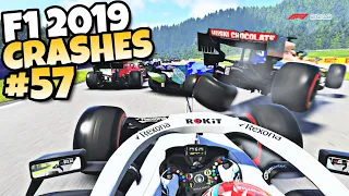 F1 2019 CRASHES #57